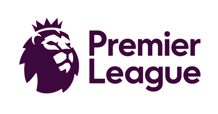 The official Premier League logo featuring a purple lion's head wearing a crown next to the "Premier League" wordmark.