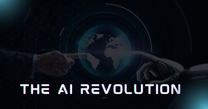 Human and robotic hands connecting over a digital globe, symbolizing Morgan Stanley's 2026 market predictions.